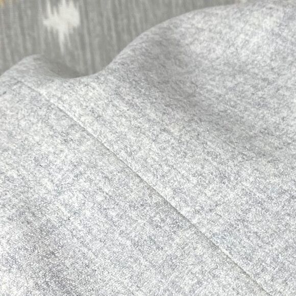 Ralph Lauren Pale Grey Heather Melange Wool Blend Tapered Trouser - Picture 8 of 9